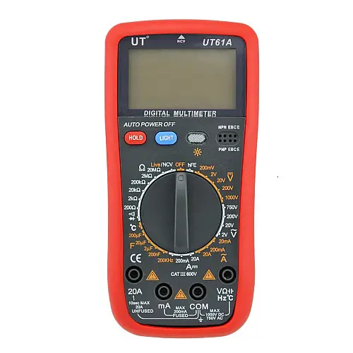 Цифровий мультиметр-тестер RIAS UT61A з щупами (3_02653)