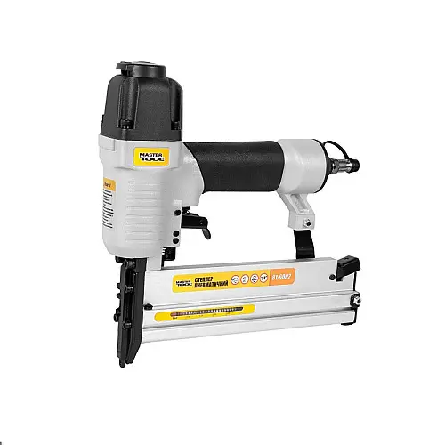 Степлер пневматический MASTERTOOL 2 в 1 скоба, гвоздь, 4,0 - 7,0 Вar (81-6002)