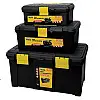 Ящики для інструментів з пластиковими замками MASTERTOOL 3 шт 12,5"/ 16"/ 19,5" (79-2000)