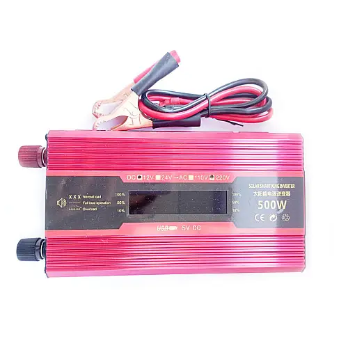Инвертор напряжения Solar Smart King Power Inverter 009 c 12V на 220V 500W модифицированная синусоида Red (11031-hbr)