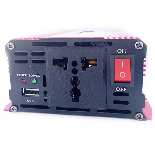 Инвертор напряжения Solar Smart King Power Inverter 009 c 12V на 220V 500W модифицированная синусоида Red (11031-hbr)