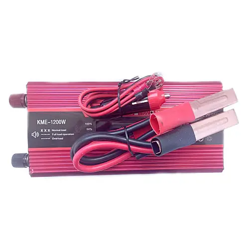 Инвертор напряжения Solar Smart King Power Inverter 012 c 12V на 220V 1200W модифицированная синусоида Red (11033-hbr)