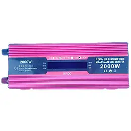 Инвертор напряжения Solar Smart King Power Inverter 018 c 24V на 220V 2000W модифицированная синусоида Red (11064-hbr)