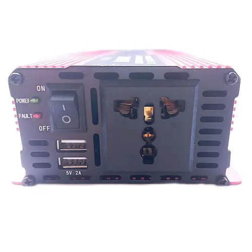 Инвертор напряжения Solar Smart King Power Inverter 018 c 24V на 220V 2000W модифицированная синусоида Red (11064-hbr)