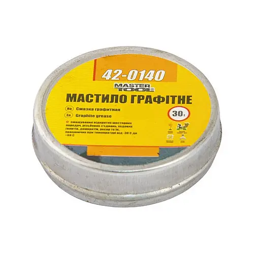 Смазка графітна 30 г жесть MASTERTOOL GM (42-0140)