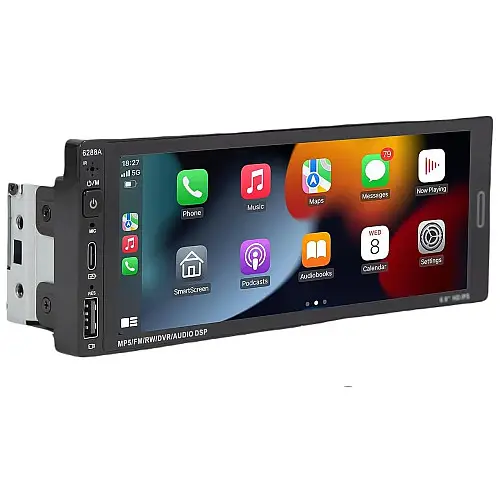 Автомагнітола RIAS 6288A 1din 6.9" 2/32GB GPS+WiFI+USB+Bluetooth Android 13 4х60W (3_04522)