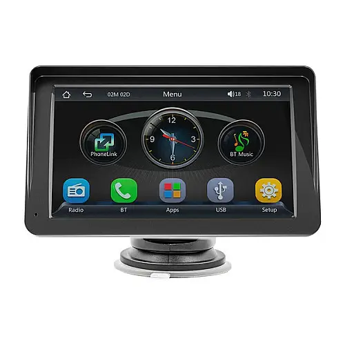 Автомобільний сенсорний монітор RIAS CJ-PTC208 7" з Apple CarPlay та Android Auto (3_04531)