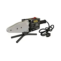 Паяльник для пластикових труб MASTERTOOL 20-63 мм 2 режими 1100-2200 Вт 220 V 50 Hz 0-300°С IP44 LED (ППТ2200)