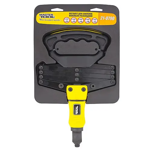 Пістолет для заклепок важільно-складний MASTERTOOL 280-750 мм Black (21-0790)