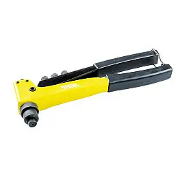 Пістолет для заклепок MASTERTOOL ПРОФІ 250 мм CrMo Чорний та Жовтий (21-0701)