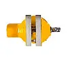 Тиски слесарні поворотні MASTERTOOL 50 мм Yellow (07-0201)