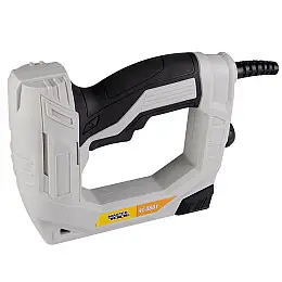 Електричний степлер MASTERTOOL скоба R53 6-14мм/цвях 15 мм 500-800 Вт 230 В/50 Гц Чорний та Білий (41-0801)