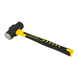 Молоток-кувалда MASTERTOOL 1800 г HRC50 340 мм Жовтий та Чорний (02-1214)