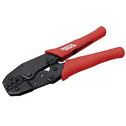 Кліщі для обжиму контактів з храповим механізмом MASTERTOOL 0.5-6.0 мм² Red (75-2250)