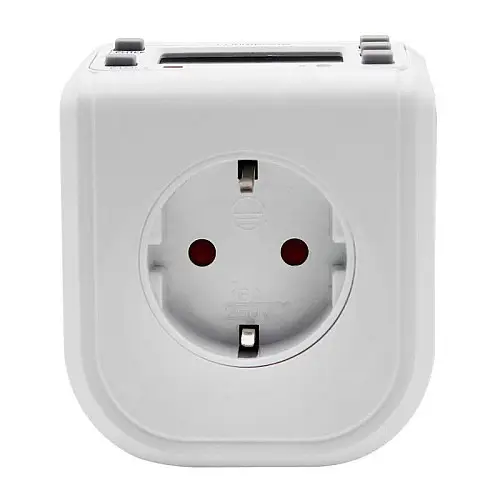 Розетка с таймером недельная XON E-Tech SwitchTimer X243 16А 230В Белый (XSTDС072401W 7324)
