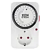 Розетка с таймером электро-механическая суточная XON E-Tech SwitchTimer X232 16А 230В Белый (XSTLB012415W 7300)