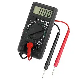 Цифровий мультиметр-тестер RIAS DT-182 з щупами Black
