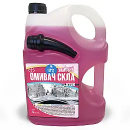 Омыватель стекла Зимний -12°С "Bubble Gum" Lotus канистра с носиком 4 л