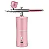 Акумуляторний аерограф з компресором 9360 40 мл Pink