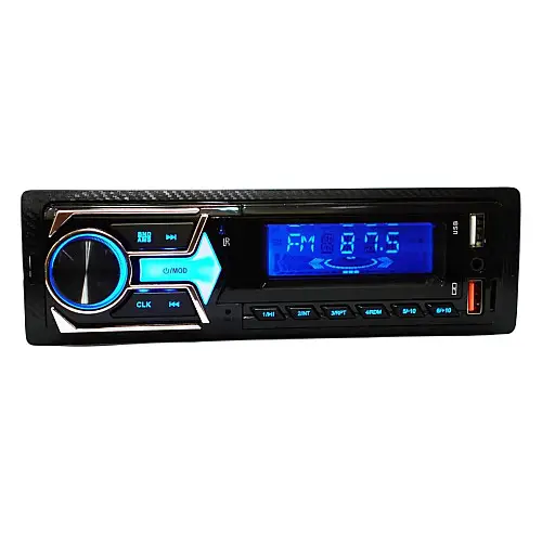 Автомагнітола JSD G-1101 ISO 1din з пультом ДУ 50W Чорна