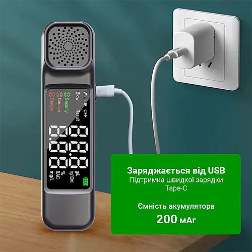 Алкотестер Inspire NS-C7 Black