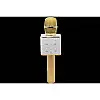 Беспроводной караоке микрофон GTM с динамиками в чехле Bluetooth USB Q7 Gold