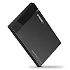 Внешній корпус для жорсткого диска Ugreen US221 (HDD/SSD кишеня) SATA 2.5" USB 3.0 (Чорний)