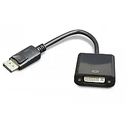 Адаптер Cablexpert DisplayPort DVI M/M 0.1 м Black (A-DPM-DVIF-002)
