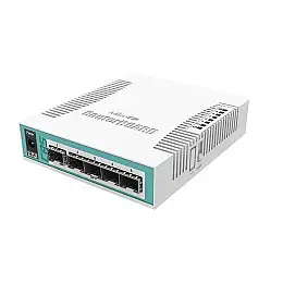 Комутатор MikroTik CRS106-1C-5S (400МГц/128Мб, 5xSFP, 1xCombo)