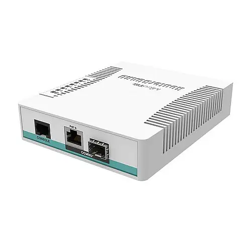 Комутатор MikroTik CRS106-1C-5S (400МГц/128Мб, 5xSFP, 1xCombo)