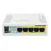 Коммутатор MikroTik CSS106-1G-4P-1S (RB260GSP) (5x1Gb, 1x SFP, Passive PoE out на 2-5 портах)