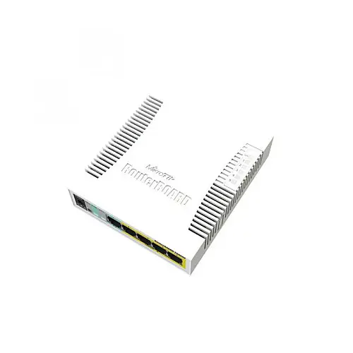 Коммутатор MikroTik CSS106-1G-4P-1S (RB260GSP) (5x1Gb, 1x SFP, Passive PoE out на 2-5 портах)