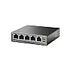 Комутатор TP-Link TL-SF1005P (1хFE, 4xFe PoE, макс 53W)