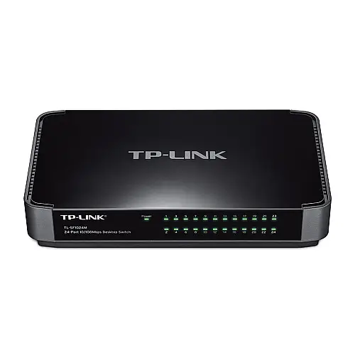 Комутатор TP-Link TL-SF1024M (24xFE, пластик)