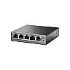 Комутатор TP-Link TL-SG1005P 1хGE 4xGE PoE макс 53W