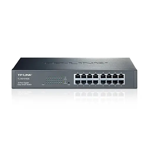 Комутатор TP-LINK TL-SG1016DE (16хGE, метал, easysmart)