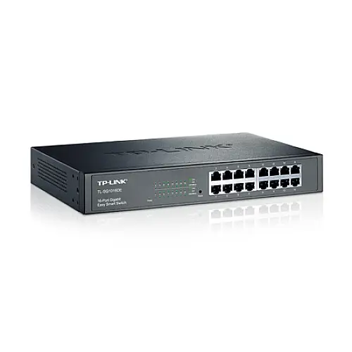 Комутатор TP-LINK TL-SG1016DE (16хGE, метал, easysmart)