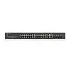Комутатор ZYXEL GS1920-24HPv2 (GS192024HPV2-EU0101F) (24xGE PoE, 4xGE/SFP, Smart, NebulaFlex, Макс PoE 375W)