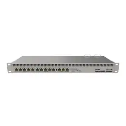 Маршрутизатор MikroTik RB1100AHx4 Dude Edition (4x1,4GHz/1Gb, ARM 32Bit, 13xGE, PoE In, 60Gb SSD)