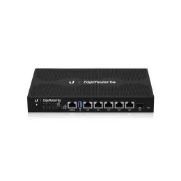 Маршрутизатор Ubiquiti EdgeRouter ER-6P (Quad-Core 1 GHz/1GB, 5x1GE, 1xSFP, пасивний poe)