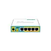 Маршрутизатор MikroTik RouterBOARD RB750UPr2 hEX PoE lite (650МГц/64Мб, 1xUSB, 5х100Мбіт, PoE in, PoE out) (RB750UPr2)