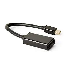Адаптер Cablexpert mini DisplayPort DisplayPort M/F 0.15 м Black (A-mDPM-DPF4K-01)