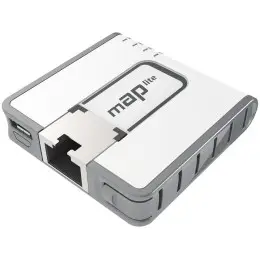 Точка доступу Mikrotik mAP lite (RBMAPL-2ND) (1x10/100 Ethernet порти, 1.5 dBi)