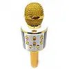 Беспроводный Bluetooth караоке микрофон с изменением голоса WSTER WS-858 Золотой Original Gold