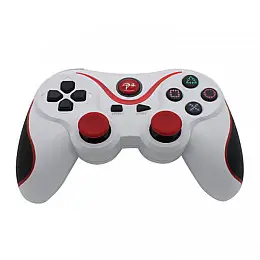 Ігровий бездротовий джойстик Bluetooth Dualshock 3 для PS3\PC Білий