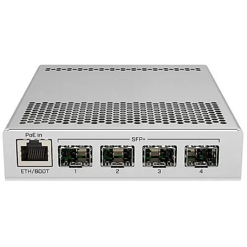 Коммутатор MikroTik CRS305-1G-4S+IN (1x1GE, 4xSFP+, Dual PSU, L3)