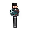 Караоке микрофон с колонкой и FM радио беспроводной вокальный портативный Bluetooth Wster Karaoke WS-2911 Камуфляж