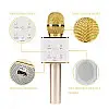 Беспроводной микрофон BTB караоке bluetooth Q7 Gold (53590)