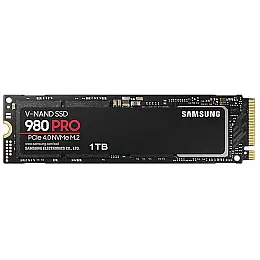 Накопичувач SSD 1ТБ Samsung 980 PRO M.2 PCIe 4.0 x4 NVMe V-NAND MLC (MZ-V8P1T0BW)