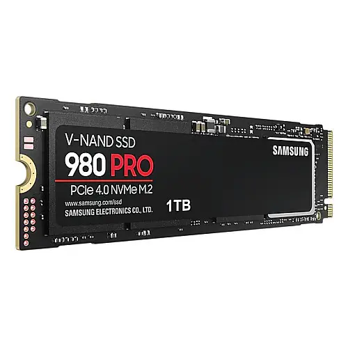 Накопичувач SSD 1ТБ Samsung 980 PRO M.2 PCIe 4.0 x4 NVMe V-NAND MLC (MZ-V8P1T0BW)